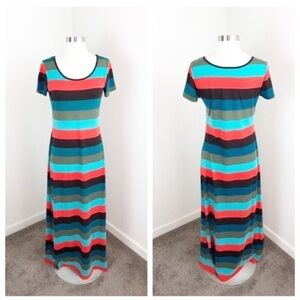 Striped maxi dress